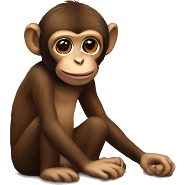 Monkey sunrise emoji