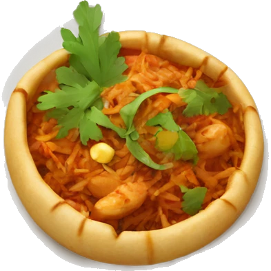PAKISTANI FOOD ON A PLATE emoji