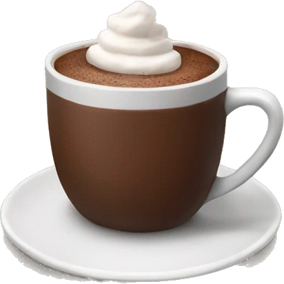 Hot chocolate emoji