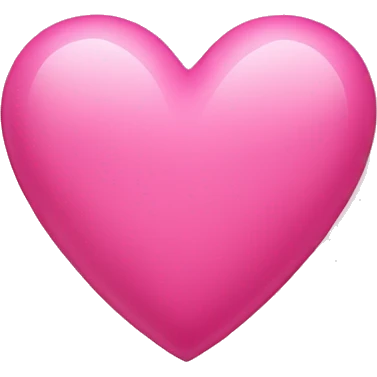Pink cure heart emoji