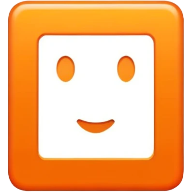 orange square emoji