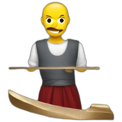 Louis 16 avec sa guillotine emoji