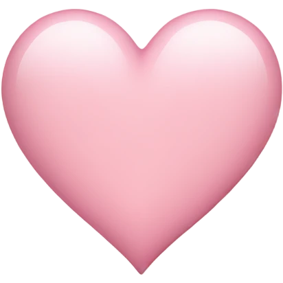 light pink heart  emoji