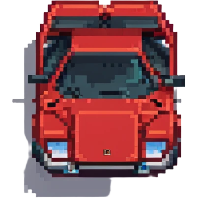 красная Lamborghini Countach, no background emoji
