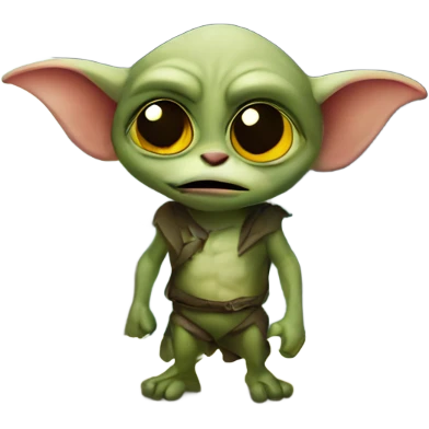 Gremlin under bridge emoji