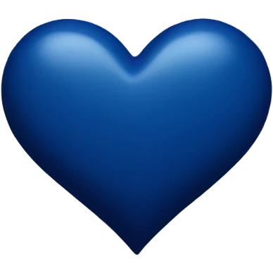 dark blue heart emoji