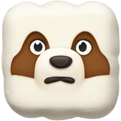 Bear-shaped marshmallows emoji