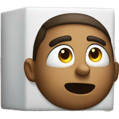 Taking a break to stare at a wall  emoji