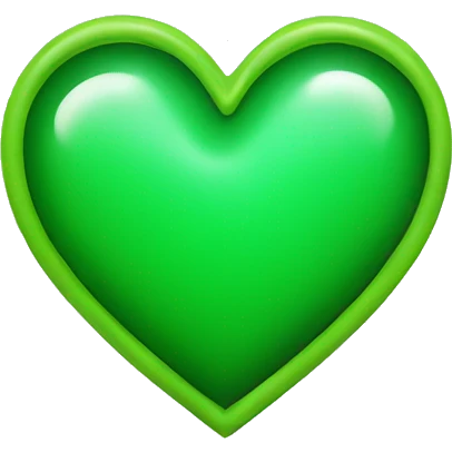 Green heart emoji