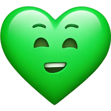 green heart emoji
