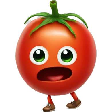 Walking tomato emoji