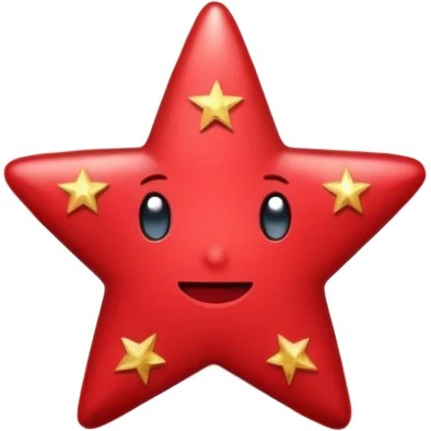 red star glitter space emoji