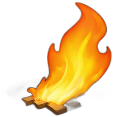 iphone in fire emoji
