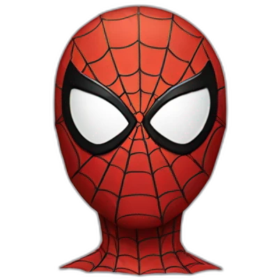 Spiderman pensando emoji