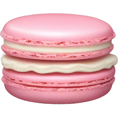 Light pink macaron emoji