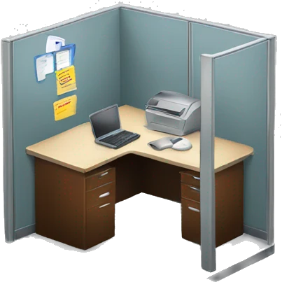 office cubicle emoji
