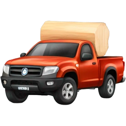 Fuse wood on a Ute  emoji