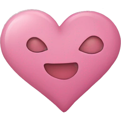 Heart pink emoji