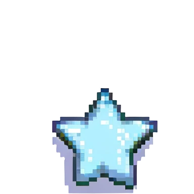 metallic star, red emoji
