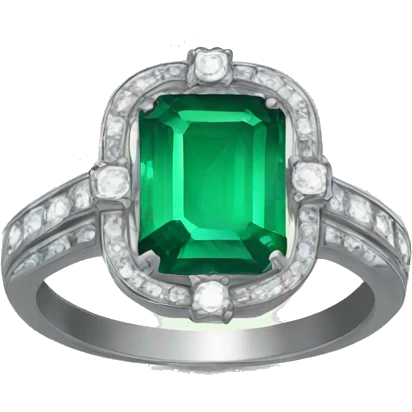 Emerald ring emoji