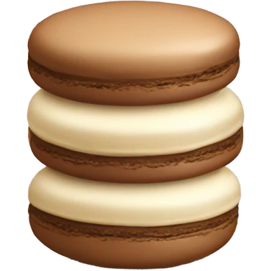 macaroons vanilla emoji