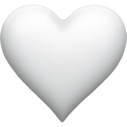 white heart emoji