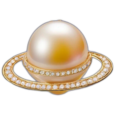 A pearl vivienne westwood saturn necklace emoji