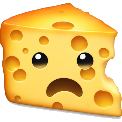 melting cheese emoji