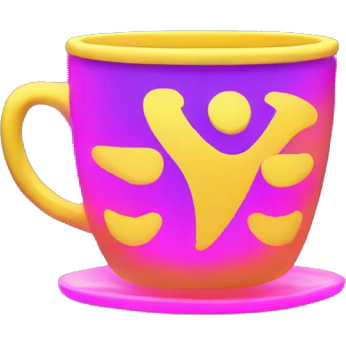 cup winner neon emoji