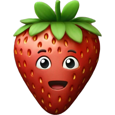 Strawberry in chocolate  emoji