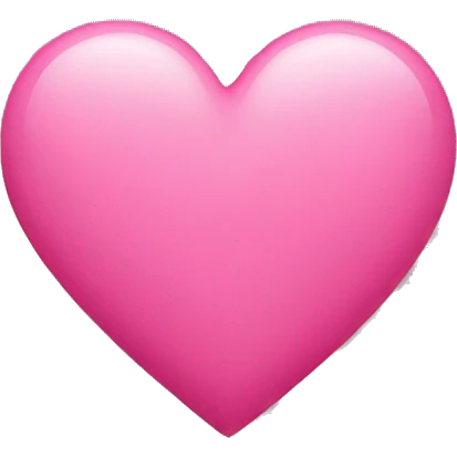Pink heart emoji