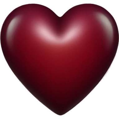 Dark red heart emoji
