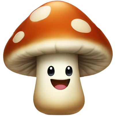 mushroom smile emoji