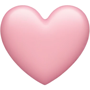 pastel pink heart emoji