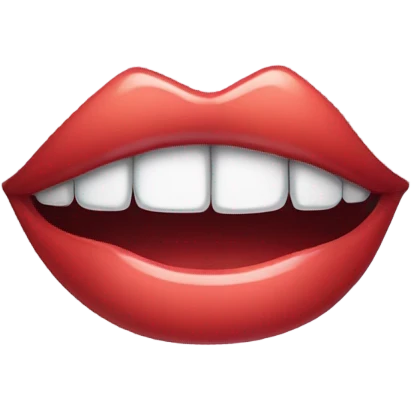 lips with fangs  emoji