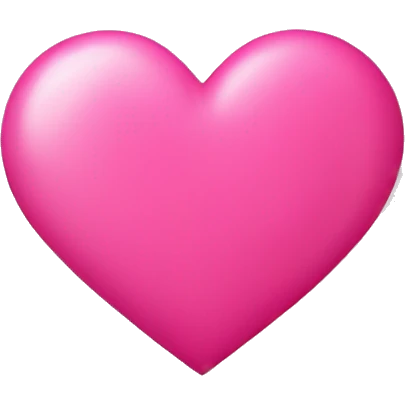 Coeur pink emoji