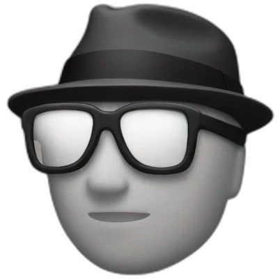 Make an invisible man emoji
