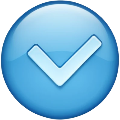 Verificación azul tiktok  emoji