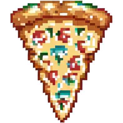 pizza slice pixel art emoji