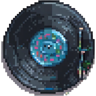 a vinyl record emoji