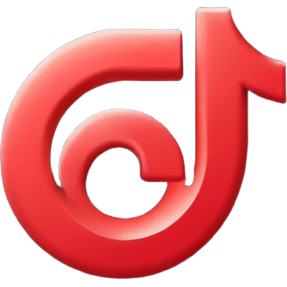 El logo de tik tok emoji