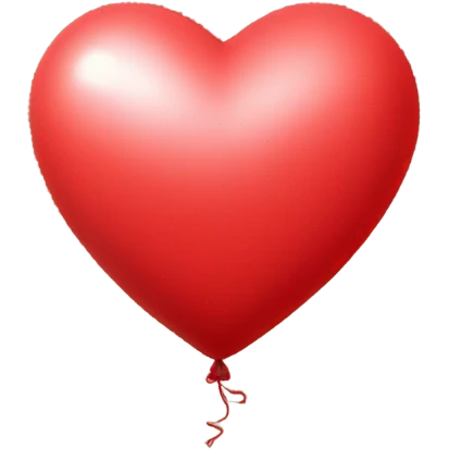 Heart balloon emoji