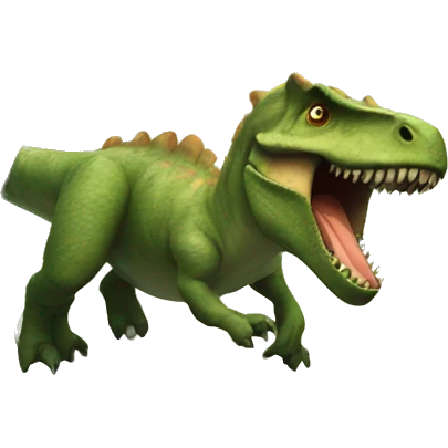 dinosaaur driving emoji