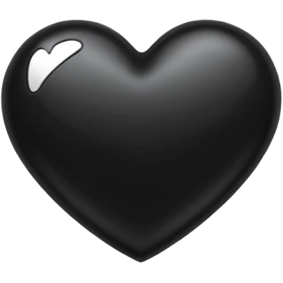 Siyah Kalp iPhone emoji
