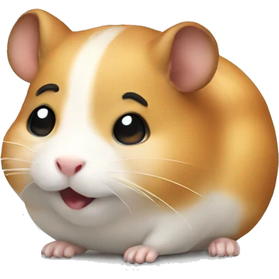 Pooping hamster emoji