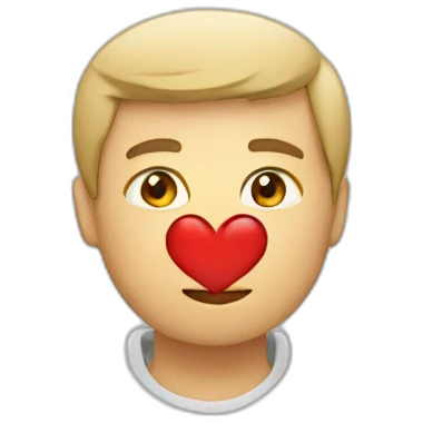 Person with to many heart emoji