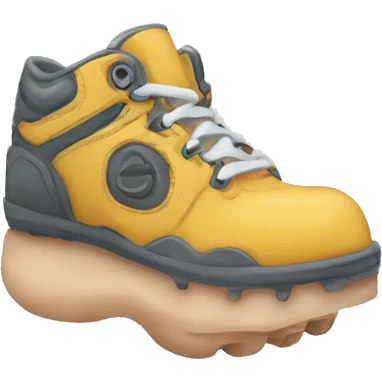 a foot with O7 tattoo emoji