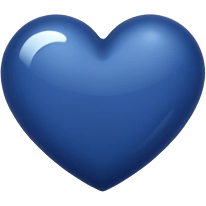 navy blue heart emoji