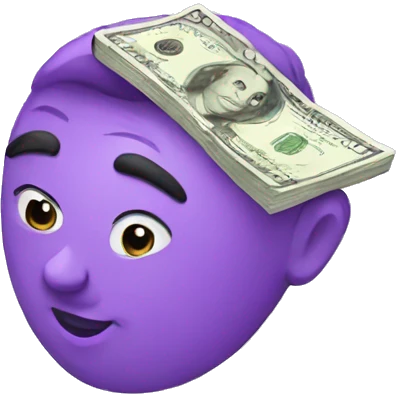 purple money emoji