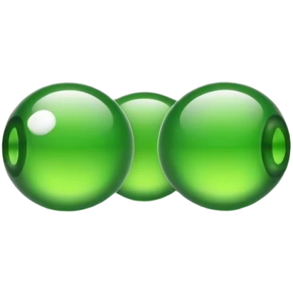 green beads emoji